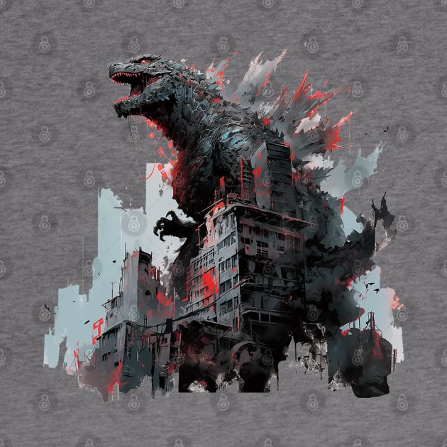 godzilla by skatermoment